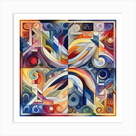 Abstract Painting 16 Art Print