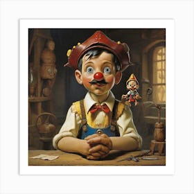 Clown Art Print