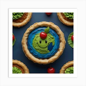 Earth Day Pies Art Print