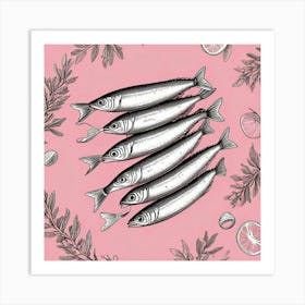 Sardines Art Print