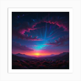 Sunset 1 Art Print