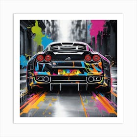 Street - Ferrari Art Print