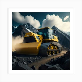 Buldozer Mountain (22) Art Print