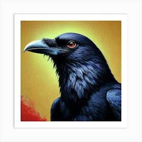 Raven Art Print