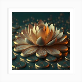 Lotus Flower 3 Art Print