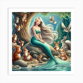 Little Mermaid 1 Art Print