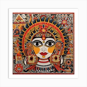 Indian Goddess 2 Art Print