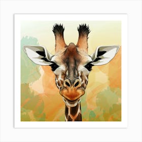 Giraffe 10 Art Print