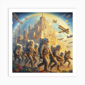 Space Odyssey 2 Art Print