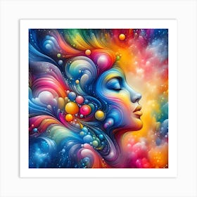 Psychedelic Painting Art Print