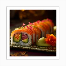 Sushi Roll Art Print