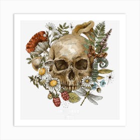 Love Your Soul Scary Halloween Costume Art Print