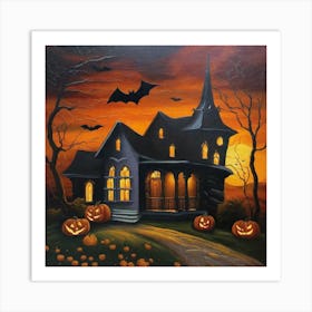 Haunted House 6 Art Print