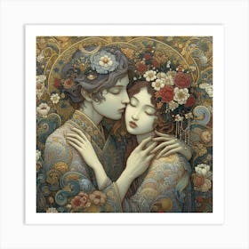 Lovers Art Print