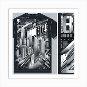 Urban Style T - Shirt Design Art Print