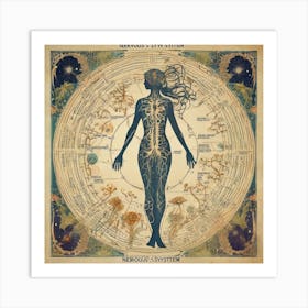 Nouveau Anatomy Series - 4 Art Print