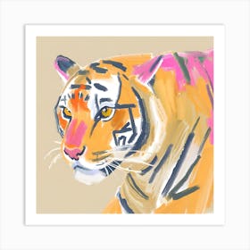 Indochinese Tiger 03 Art Print