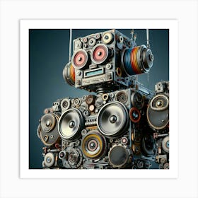 Digital Robot16 Art Print