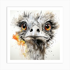 Ostrich 5 Art Print