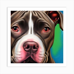 American Staffordshire Terrier Art Print