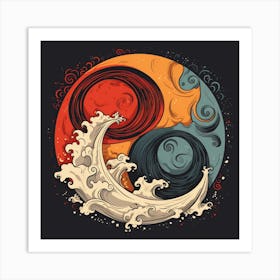 Yin Yang 18 Art Print