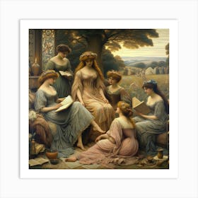 Ladies Of The Court Art Print