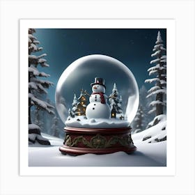 Globe of Frosty Dreams Art Print