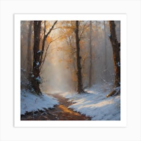 Winter Art Print