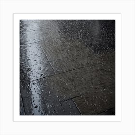 Rain On The Floor Art Print