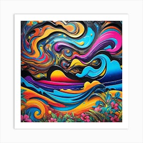 Abstract Painting 119 Art Print