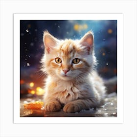 Cute Kitten 1 Art Print