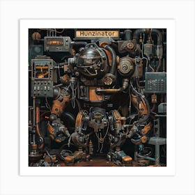 HunzINator 3 Art Print