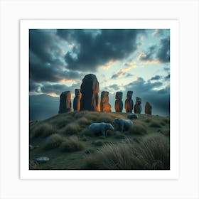 New Zealand Landscape Art Print