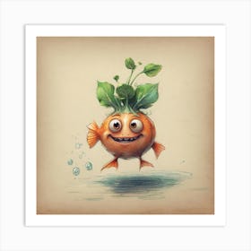 Radish Art Print