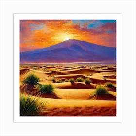 Sahara Desert, Africa Art Print