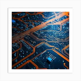 Circuit Board 31 Art Print