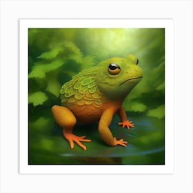 FEEL FROGGY JUMP Art Print