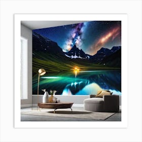 Galaxy Wall Mural Art Print