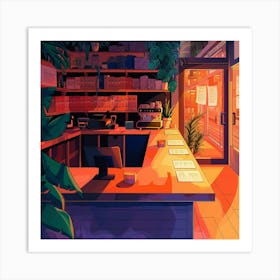 Coffee Shop Art Print