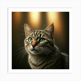 Portrait Of A Cat 2 Art Print