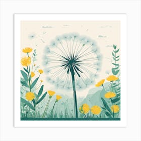 Dandelion Art Print