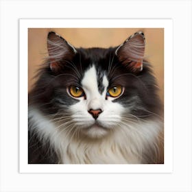 Miss Lucia A Beloved Cat Art Print