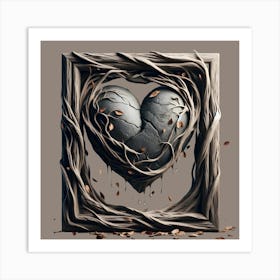 Heart Of Stone Art Print