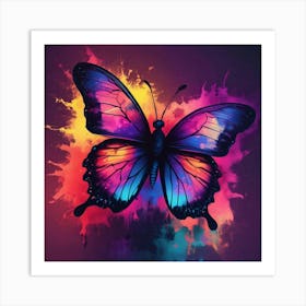 Colorful Butterfly 145 Art Print