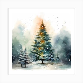 Whispering Winter Wonderland Art Print