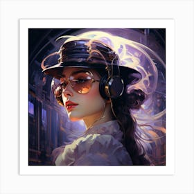 Steampunk Girl 28 Art Print