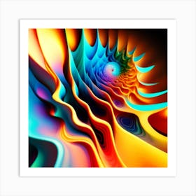 Rippling Art Print