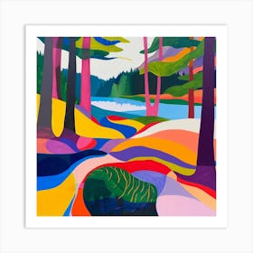 Abstract Park Collection Stanley Park Vancouver Canada 1 Art Print