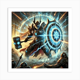 Krona Ironveil Core Barrier Art Print