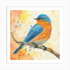 Bluebird 7 Art Print